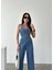 Tasarım Ithal Kot Tulum Denim Tulum 3