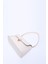 Krem SHK153 Suni Deri Kilit Detaylı Standart Askılı Tek Bölmeli El, Kol ve Omuz Çantası U:15 E:29 G:9 cm 7