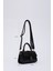 Siyah SHK109 Suni Deri Çıtçıtlı Ayarlanabilir Askılı Kadın El, Kol ve Omuz Çantası U:11 E:19 G:7 cm 2