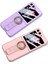 Galaxy Z Flip 6 Kılıf Kamera Korumalı Yüzüklü Cppl Flip Ring Kıpta Kapak-Pembe 3