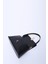 Siyah SHK153 Suni Deri Kilit Detaylı Standart Askılı Tek Bölmeli El, Kol ve Omuz Çantası U:15 E:29 G:9 cm 6