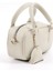 Krem SHK207 Suni Deri Charm Detaylı Fermuarlı Ayarlanabilir Askılı El, Kol ve Omuz Çantası U:14 E:24 G:8 cm 2