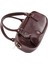 Bordo SHK207 Suni Deri Charm Detaylı Fermuarlı Ayarlanabilir Askılı El, Kol ve Omuz Çantası U:14 E:24 G:8 cm 6