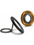 Parmak Ring Stand Magnetik 360 Derece Dönebilen Double Ring Serisi Turuncu 1