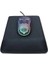 Siyah Bilek Destekli Mouse Pad Ergonomik Kaymaz Taban Oyun ve Ofis Fare Altlığı 2