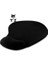 Oval Siyah Bilek Destekli Mouse Pad Ergonomik Kaymaz Taban Oyun ve Ofis Fare Altlığı 1