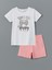 Yeni Sezon Bisiklet Yaka Kiz Cocuk Sortlu Pijama Takimi - S5J815Z4 1