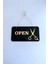 Open / Closed Kapı Tabelası – Makas Figürlü (Berber, Kuaför, Terziler Için) 2