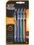 Gel-Ocity Quick Dry Jel Kalem, Mavi Jel Kalem 4'lü Kutu, Karışık Renkler, 0.7 Mm. Çizgi 1