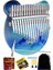 KLX-650 Okyanus Cam Kalimba 17 Tuşlu Full Set 1