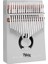 KLX-550 Beyaz Renk Gerçek Ağaç Kalimba 17 Tuşlu Full Set 2