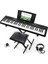 Melody 61 Başlangıç Seviyesi Piyano Klavye 61 Tuş, Hoparlör, Stand, Bank, Kulaklık 1