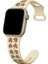 Apple Watch 10 46MM 3 4 5 6 7 8 9 Se Ultra Uyumlu 44 45 49MM Yonca Desenli Silikon Kordon 1