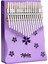 KLX-870-PAK Mor Renk Yüksek Kaliteli Ahşap Kalimba 17 Tuşlu Full Set 2