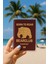 1 Adet Universal Bear Club Baskılı Pasaport Kılıfı Şeffaf Su Geçirmeyen Pvc Pasaport Koruma Kabı 1