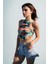 Kamuflaj Desenli Halter Yaka Crop 2