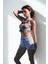 Kamuflaj Desenli Halter Yaka Crop 4