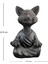 Zen Kedi – Meditasyon Pozunda Dekoratif Biblo Heykel (12.5 x 7.5 Cm) 2