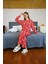 Kadın Penye Bol Paça Pijama Takım 4127 5
