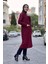 Kaşe Kaban Bordo 5