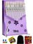 KLX-870 Mor Renk Yüksek Kaliteli Ahşap Kalimba 17 Tuşlu Full Set 1