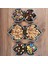 Asma Yaprağı Şıklığı – 3 Lü Set Dekoratif Sunumluk & Çerezlik Tabak (30 x 15 Cm) 1