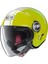 N21 Visor 06 Dolce Vita Yarım Motosiklet Kaskı 122 Sarı Beyaz Xxs 2