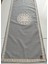 Naturel Organik El Işi Nakışlı Otantik Yumuşak %100 Pamuklu Keten Güpürlü Runner 45X115 cm 1
