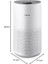 1000 Serisi Air Purifier Hava Temizleme Cihazı, 300M³/SA Temiz Hava Hızı, Hepa ve Aktif 2