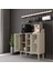Kahve Kiler-Kahve Köşesi %100 Mdf Lake Ahşap Ayak Çok Amaçlı Dolap 3