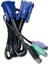 USB Kvm Kablosu, Entegre Ps2 &lt;-&gt; USB Çevirici, 3 Metre&lt;br&gt; 3m USB Kvm Cable With Built-In Ps2 To USB Converter 1