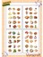 4'lü Italyan Yemek Sticker Set Ajanda Bullet Journal Set A027 2
