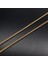 Çelik Kolye Burgu Zincir Model 0.3 mm Kalınlık 55 cm Uzunluk Altın Sarısı Gold 3