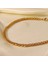 Çelik Kolye Burgu Zincir Model 0.3 mm Kalınlık 55 cm Uzunluk Altın Sarısı Gold 4