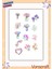 4'lü Bahar Çiçek Sticker Set Ajanda Bullet Journal Set A045 5