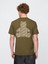 Erkek Haki Pocket Grafik T-Shirt 1