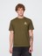 Erkek Haki Pocket Grafik T-Shirt 4