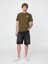 Erkek Haki Pocket Grafik T-Shirt 5