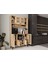 Kahve Köşesi 120 cm %100 Mdf Panjur Kapak Çok Amaçlı Dolap 2