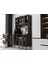 Kahve Köşesi 120 cm %100 Mdf Panjur Kapak Çok Amaçlı Dolap 3