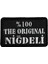 The Original Niğdeli Yazılı Nakış Peç Patch - 8x5 cm 1