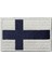 Finlandiya Bayrağı Nakış Patch Peç - 8x5 cm 1