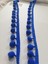 Saks Mavi Muz Ponpon (1 Metre) 2
