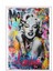 Beyaz Çerçeveli Tablo, Marilyn Monroe, Graffiti Arka Plan, Pop Art Tarzı Poster No: 106530 1