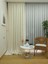 Home Ekru Düz Renk Keten Fon Perde, Pilesiz Düz Dikim, Tek Kanat 70 x 270 cm 1