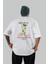 Mojıto Kokteyl Baskılı Oversize T-Shirt Erkek Kadın %100 Pamuk Bisiklet Yaka Tişort 1