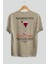 Manhattan Kokteyl Baskılı Oversize T-Shirt Erkek Kadın %100 Pamuk Bisiklet Yaka Tişort 2