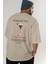 Manhattan Kokteyl Baskılı Oversize T-Shirt Erkek Kadın %100 Pamuk Bisiklet Yaka Tişort 7