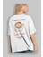 Cappuccino Kokteyl Baskılı Oversize T-Shirt Erkek Kadın %100 Pamuk Bisiklet Yaka Tişort 3