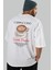 Cappuccino Kokteyl Baskılı Oversize T-Shirt Erkek Kadın %100 Pamuk Bisiklet Yaka Tişort 7